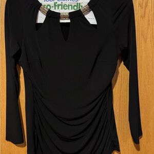 Elegant Black Women's Top